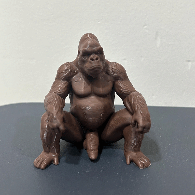 Funny Gorilla Figurine - Mature Adult Humor Prank Gift