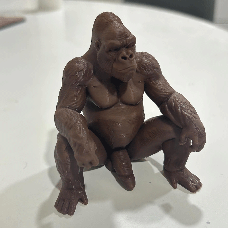 Funny Gorilla Figurine - Mature Adult Humor Prank Gift