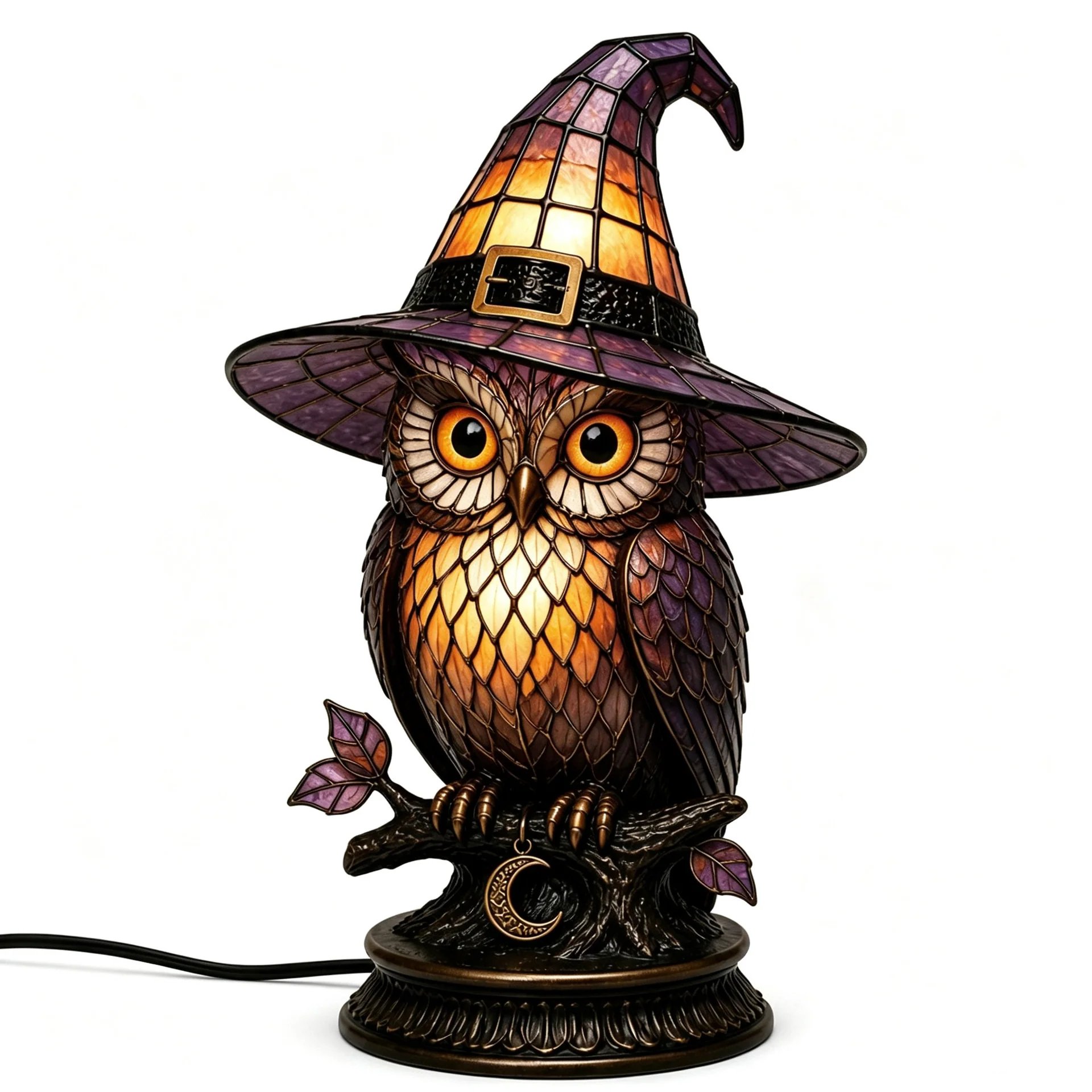 🔥Exclusive Limited Item 👍🔥50%OFF🐈 Gothic Stained Glass Witch Black Cat Table Lamp | Halloween Witch Hat Night Light Decor 🔥Exclusive Limited Item 👍🔥50%OFF🐈 Gothic Stained Glass Witch Black Cat Table Lamp | Halloween Witch Hat Night Light Decor