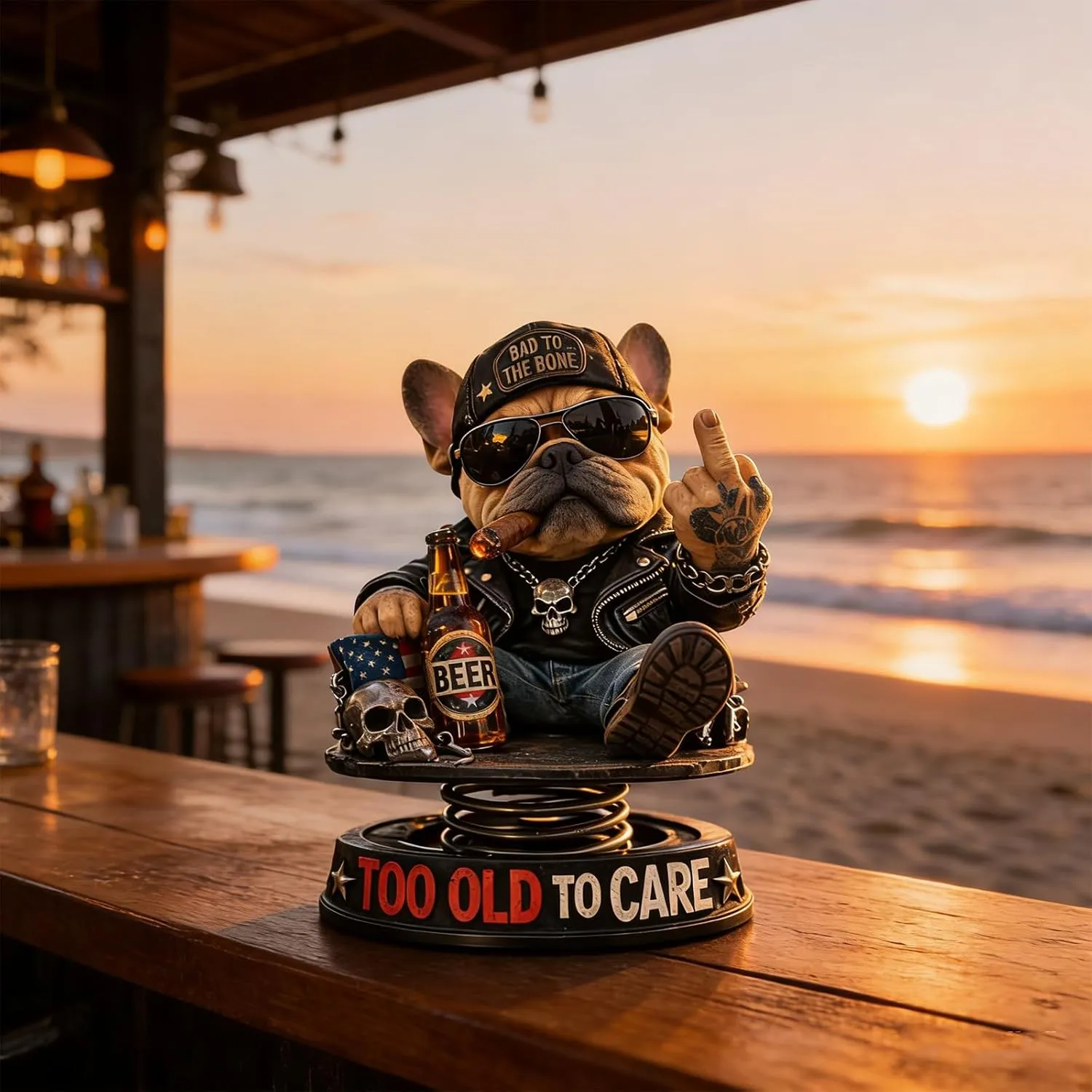 ⏰Too Old To Care Dashhoard Bobblehead