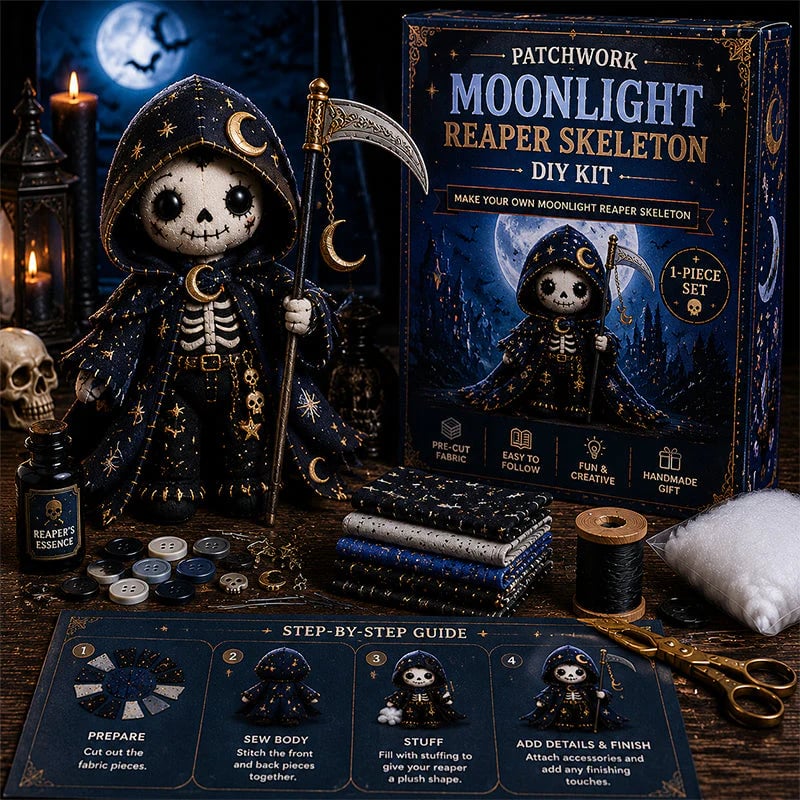 Halloween DIY Skeleton Doll Sew Kit