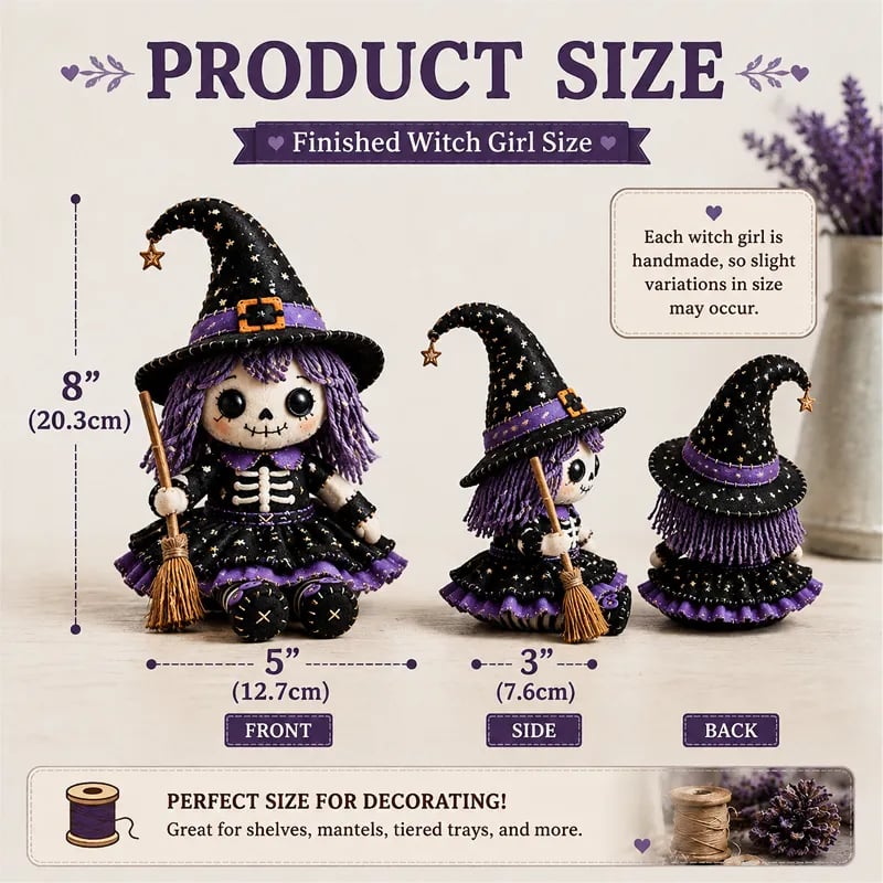 Halloween DIY Skeleton Doll Sew Kit