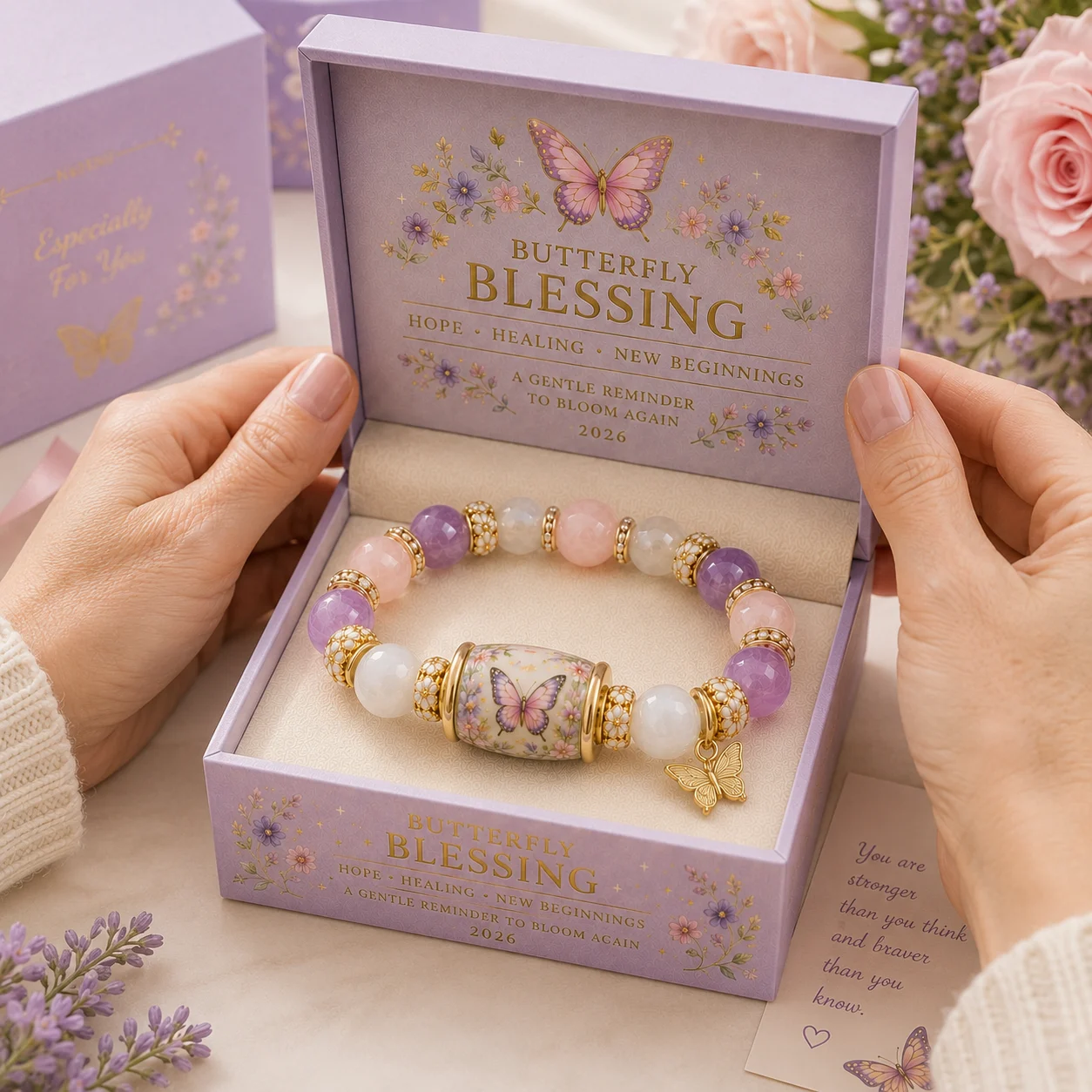 🦋Butterfly Blessing Bracelet with Giftbox