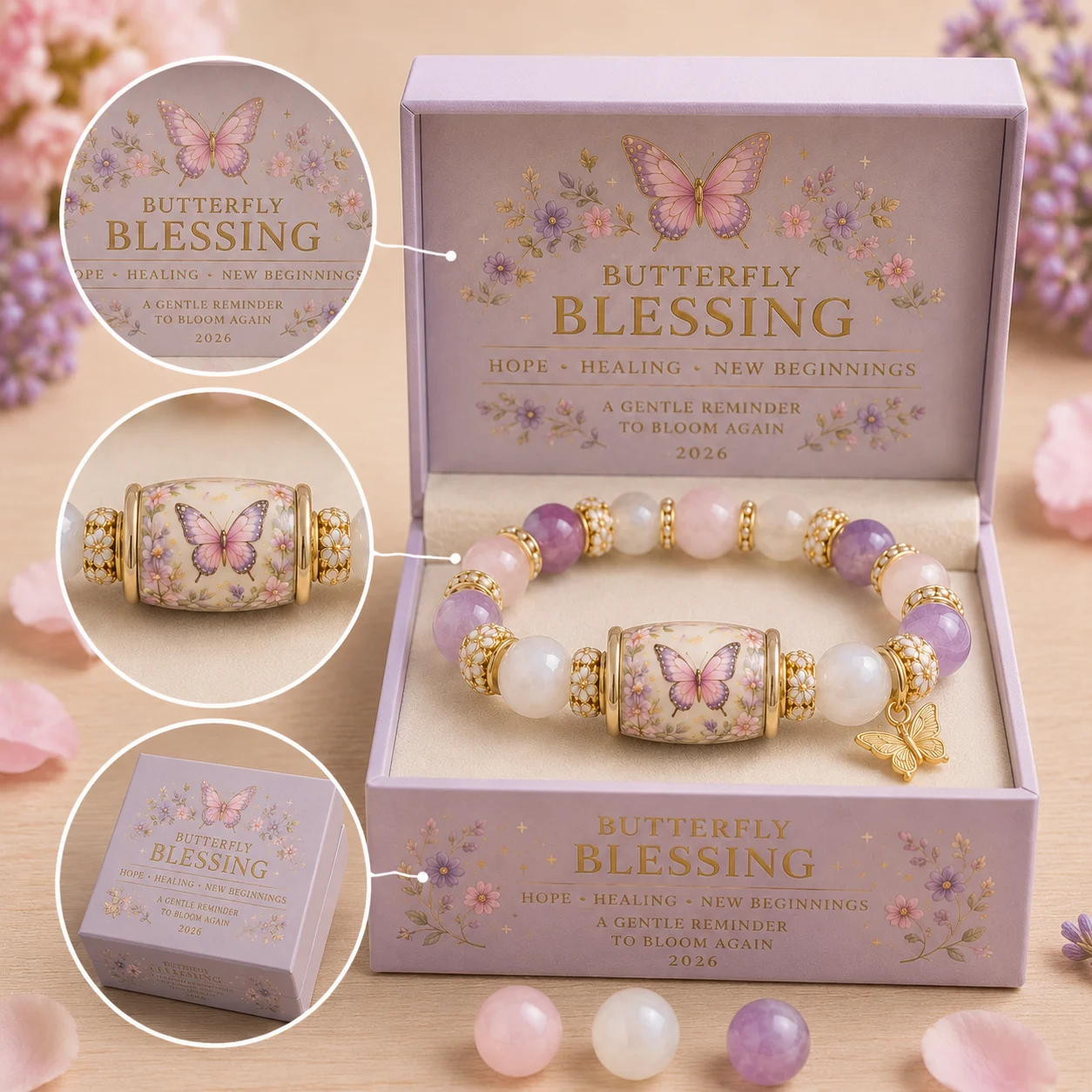 🦋Butterfly Blessing Bracelet with Giftbox