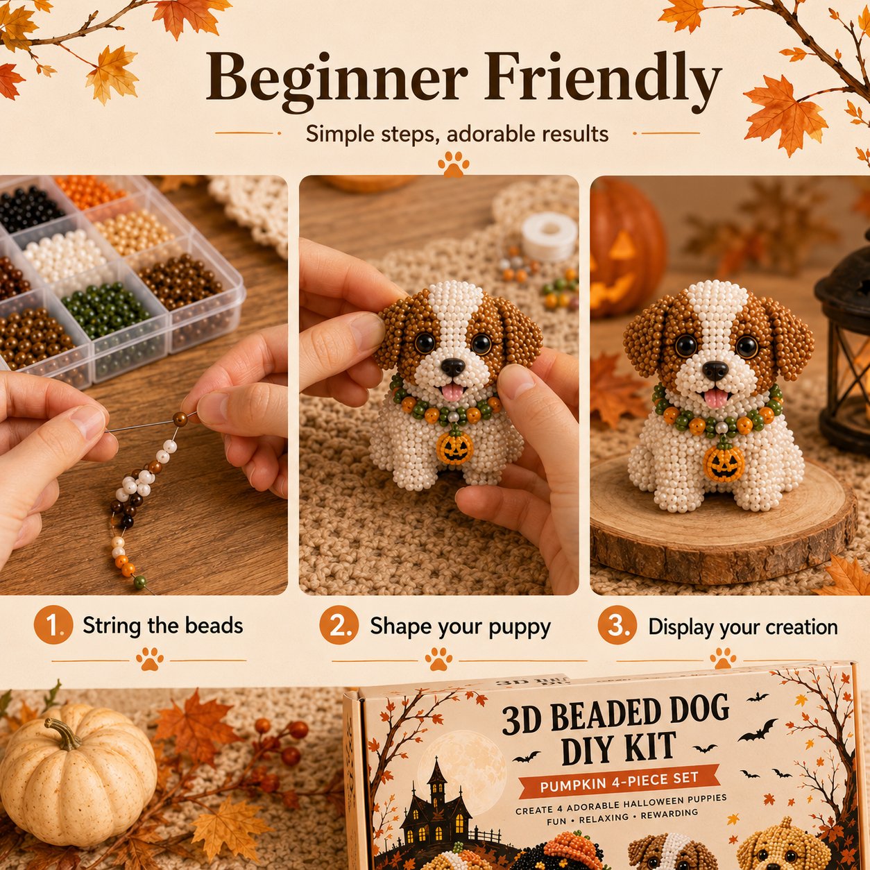 🐶🎃3D Halloween Dog DIY Art Set🎁Buy 2 | FREE Shipping