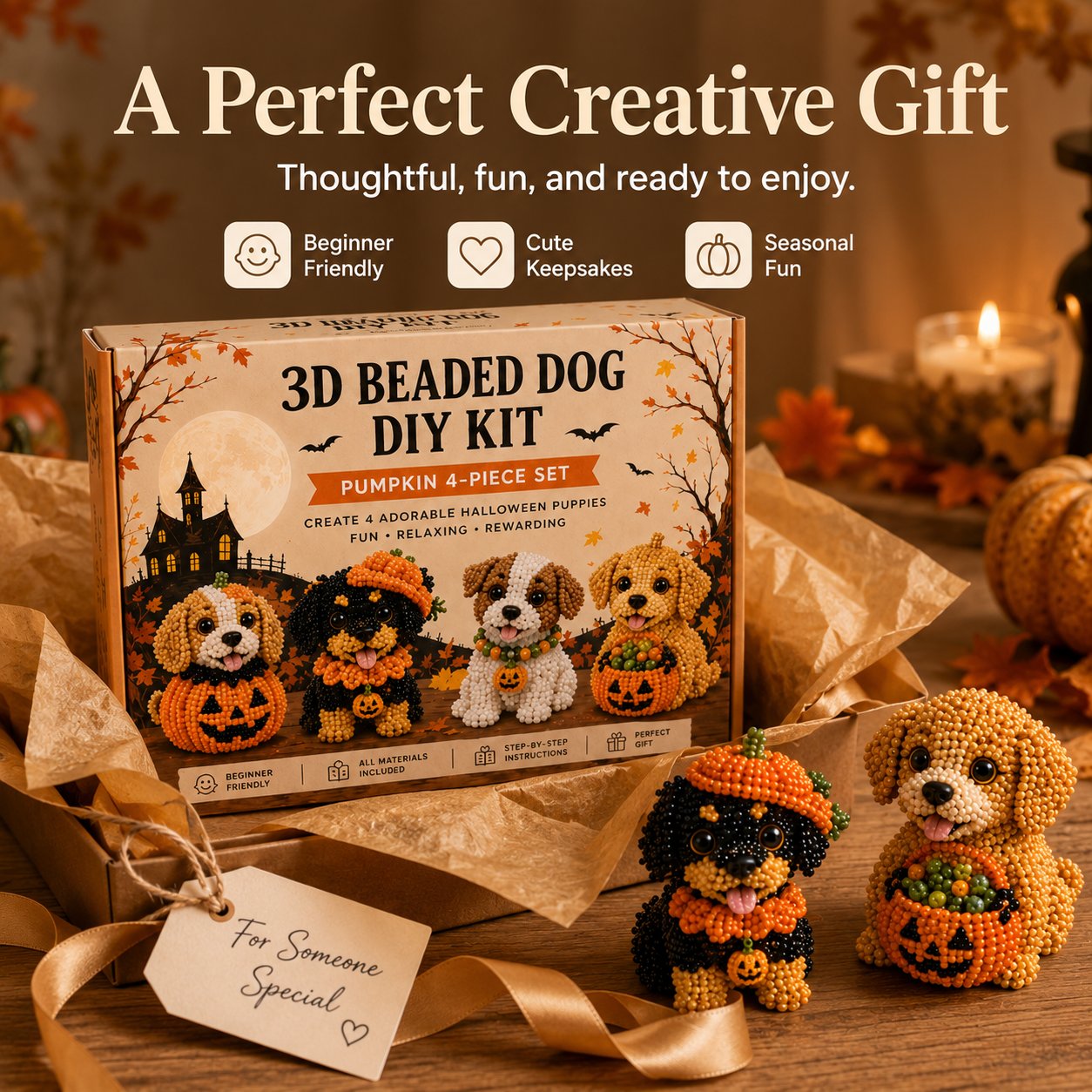 🐶🎃3D Halloween Dog DIY Art Set🎁Buy 2 | FREE Shipping
