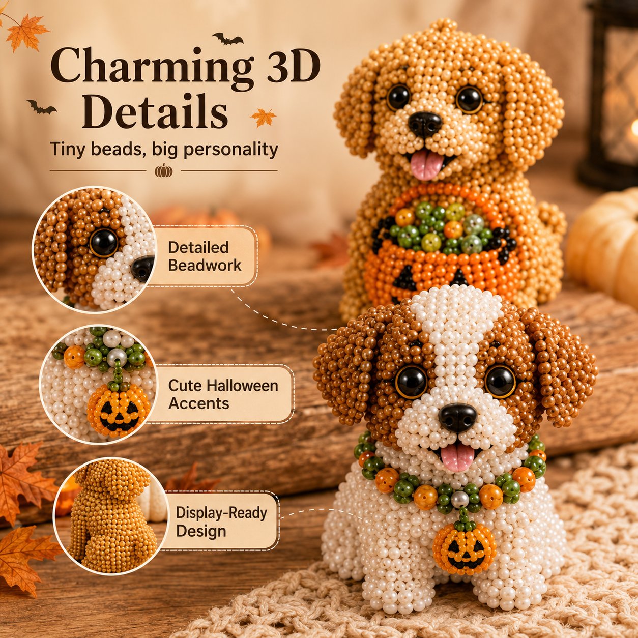 🐶🎃3D Halloween Dog DIY Art Set🎁Buy 2 | FREE Shipping