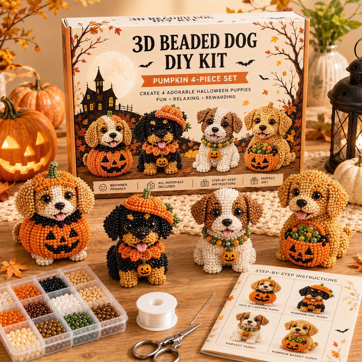 🐶🎃3D Halloween Dog DIY Art Set🎁Buy 2 | FREE Shipping