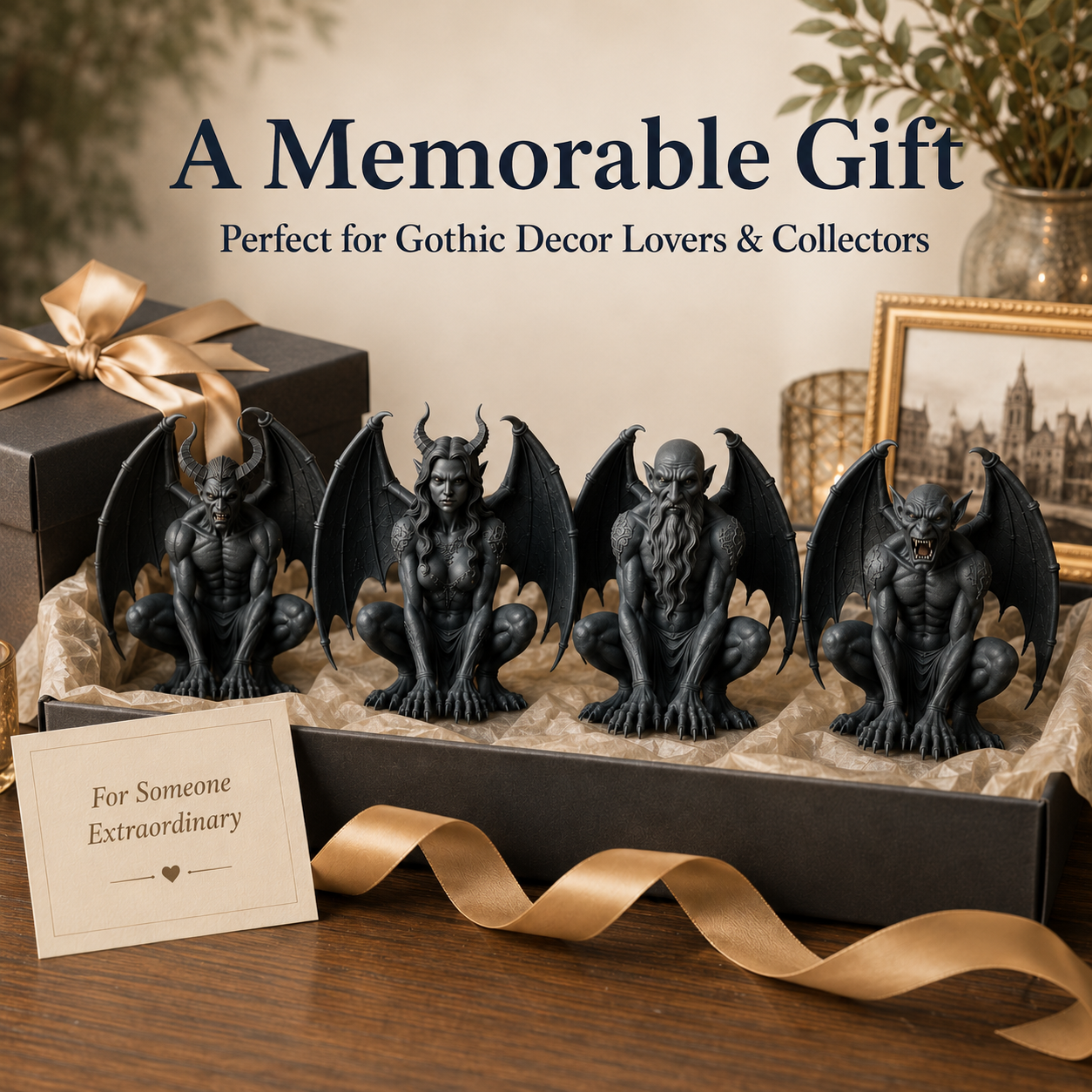🎁Last Day 50% OFF - Gargoyle Shelf Decor
