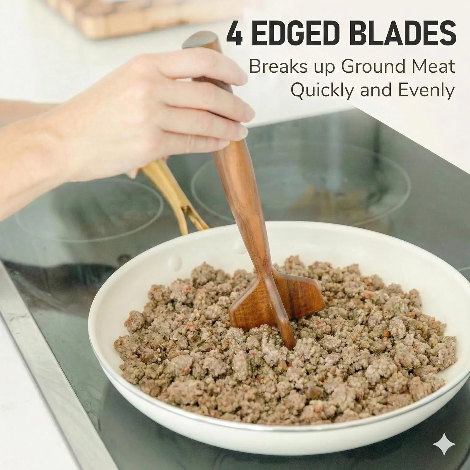 🔥Last Day 50% OFF🔥Teak Wooden Meat Chopper