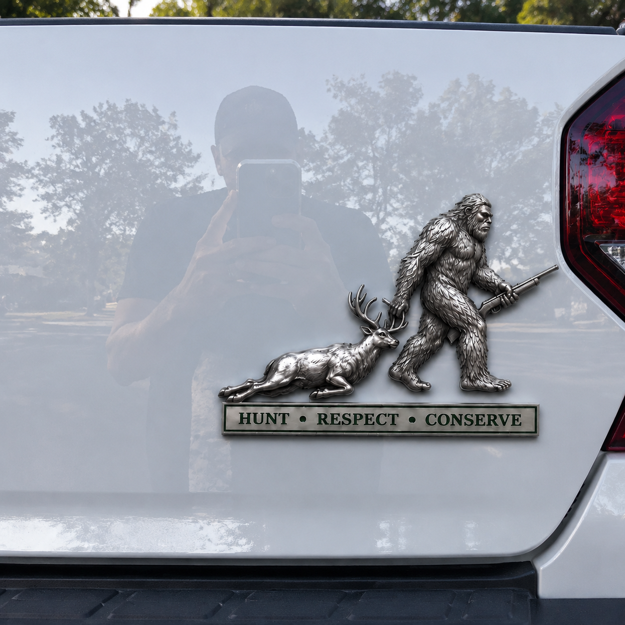 🦌 HUNTING Special Edition Emblem – Premium 3D Metal Car Badge For Hunting Enthusiast