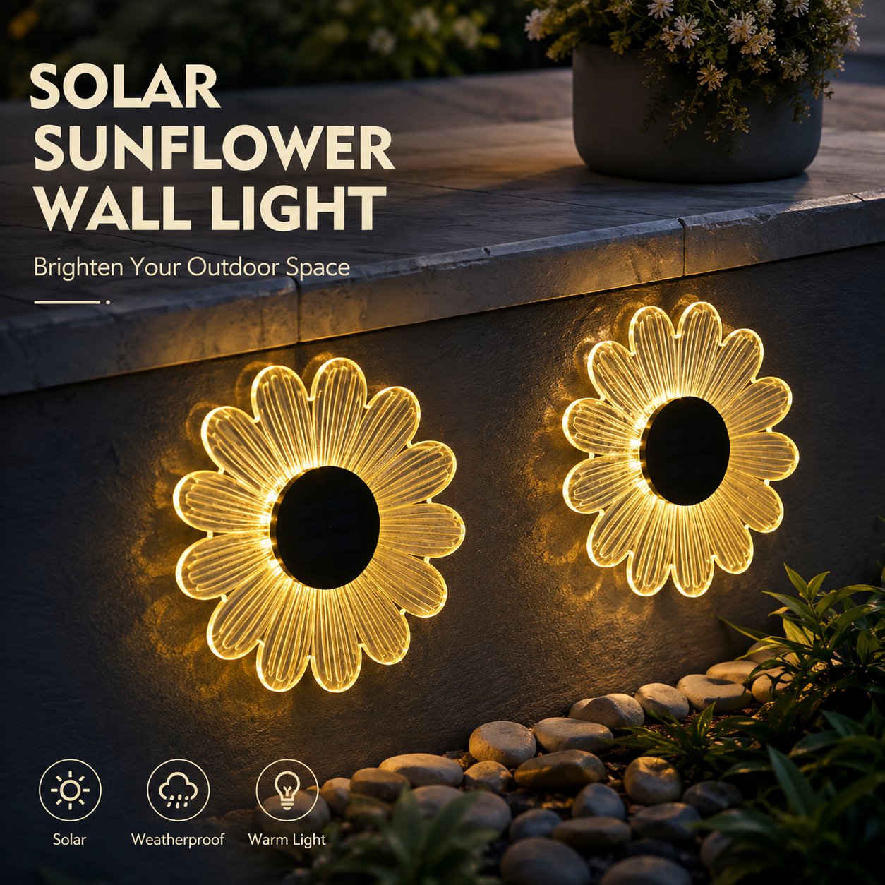 Sunflower Modern LED Wall Lamp - Buy 1