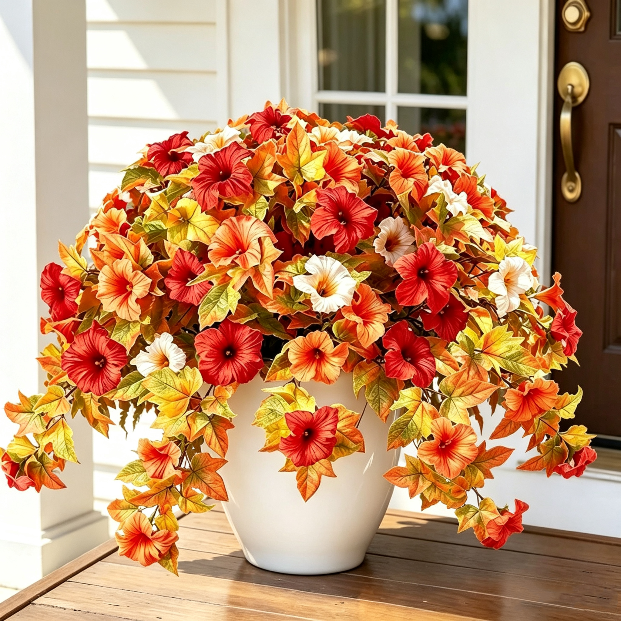 🔥Last Day 70% OFF🔥UV Resistant Faux Petunia Flowers – Fade-Proof Outdoor Floral Decor