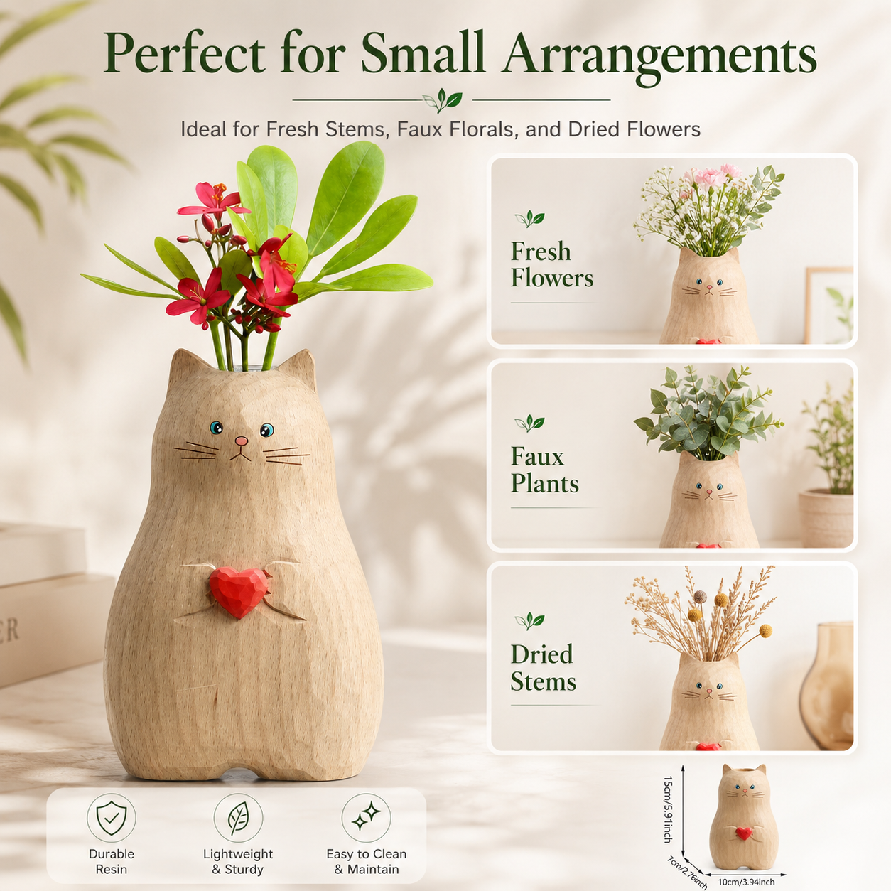 Cute Cat Vase