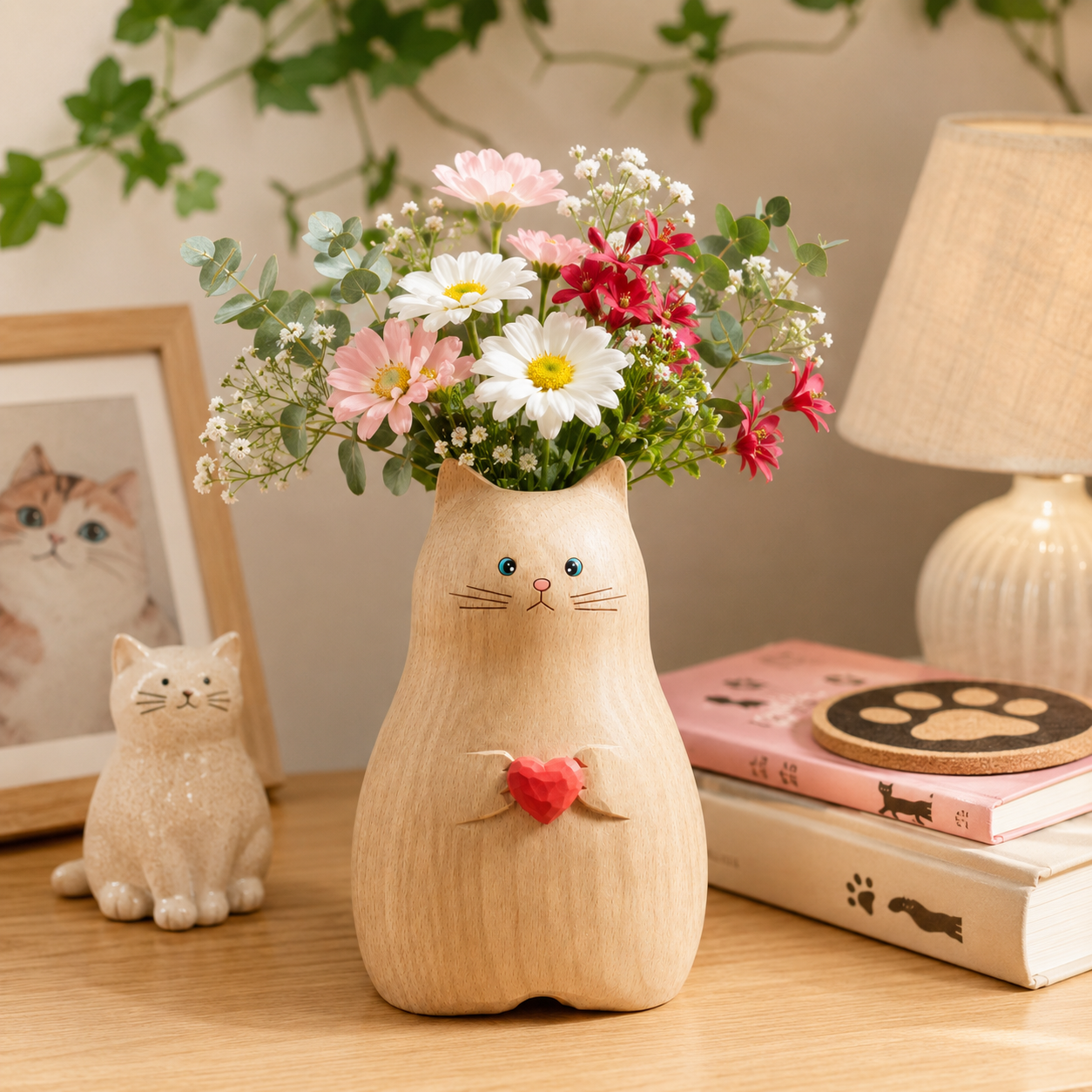Cute Cat Vase