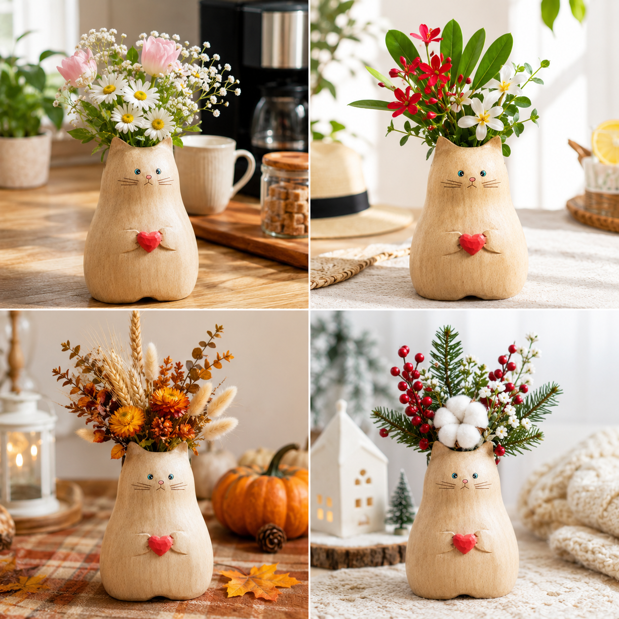 Cute Cat Vase