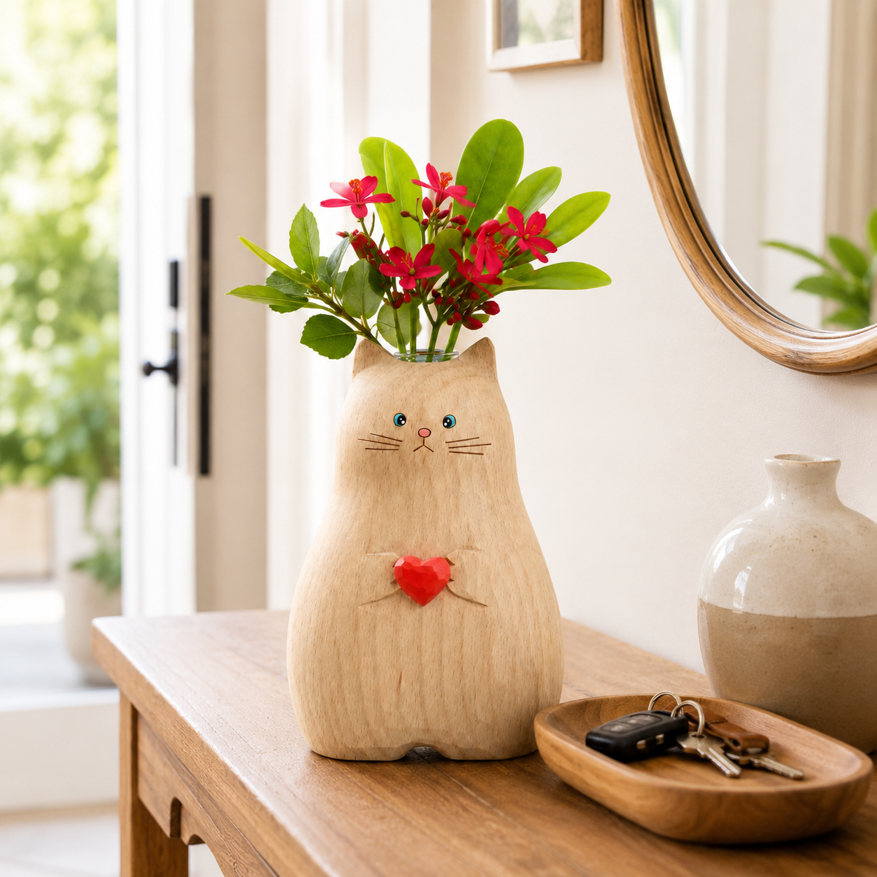 Cute Cat Vase