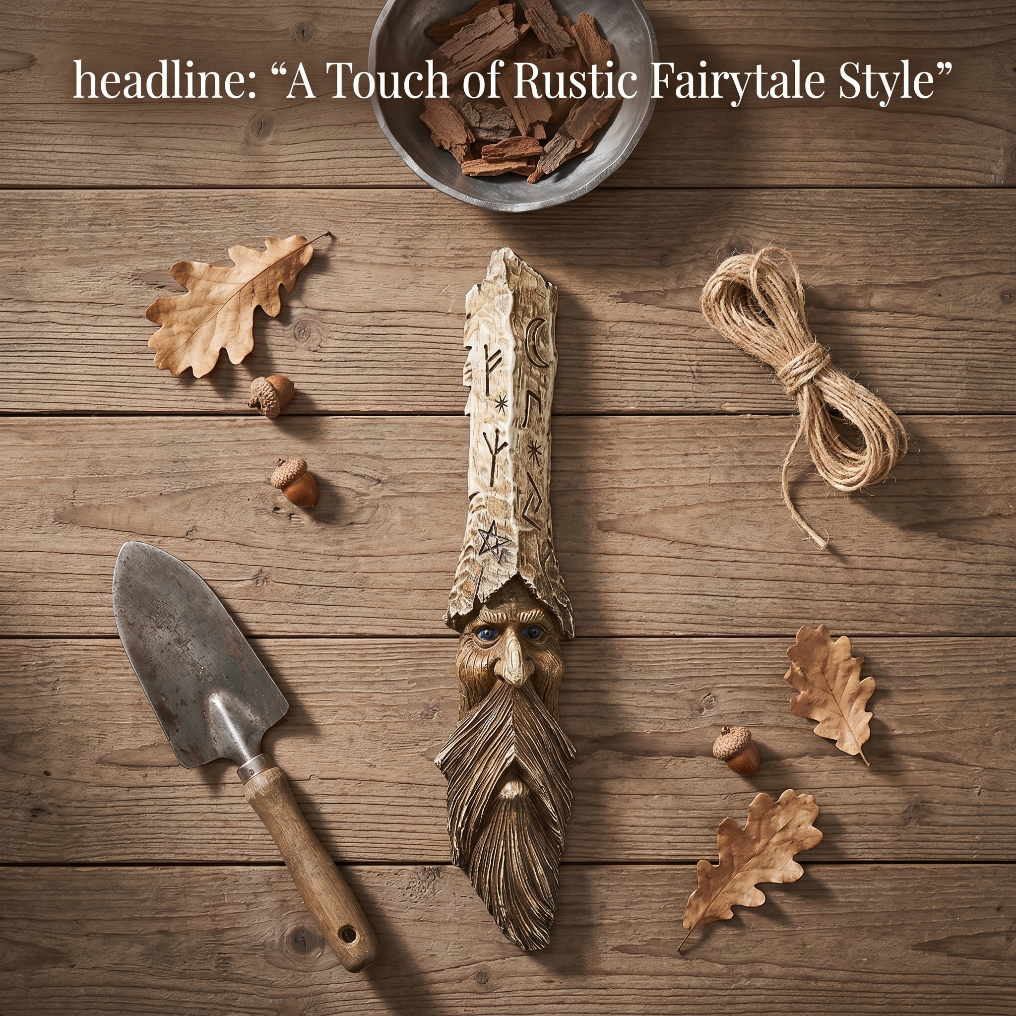 Creative Bark Sprite Wall Decor