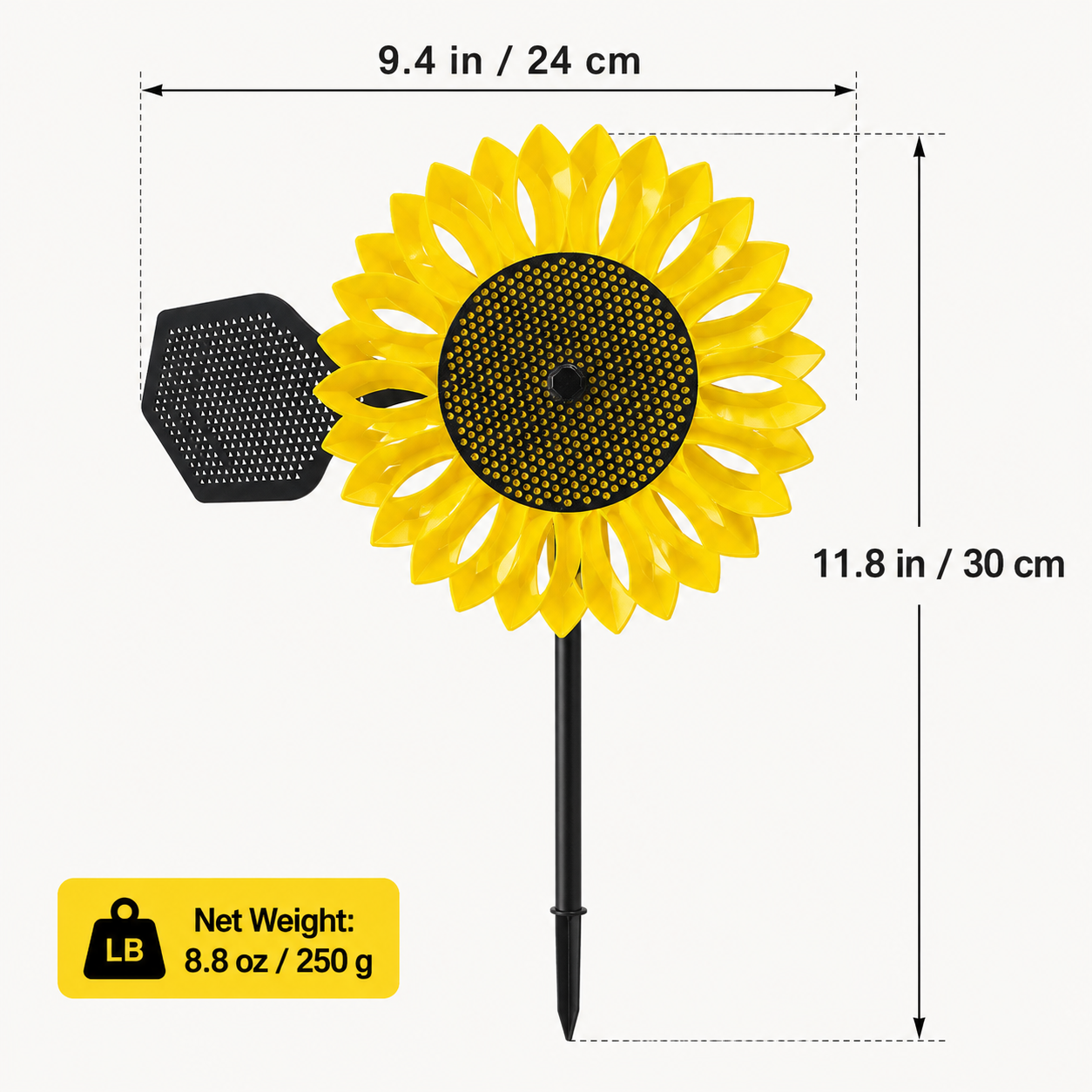 Sunflower Garden Wind Spinner
