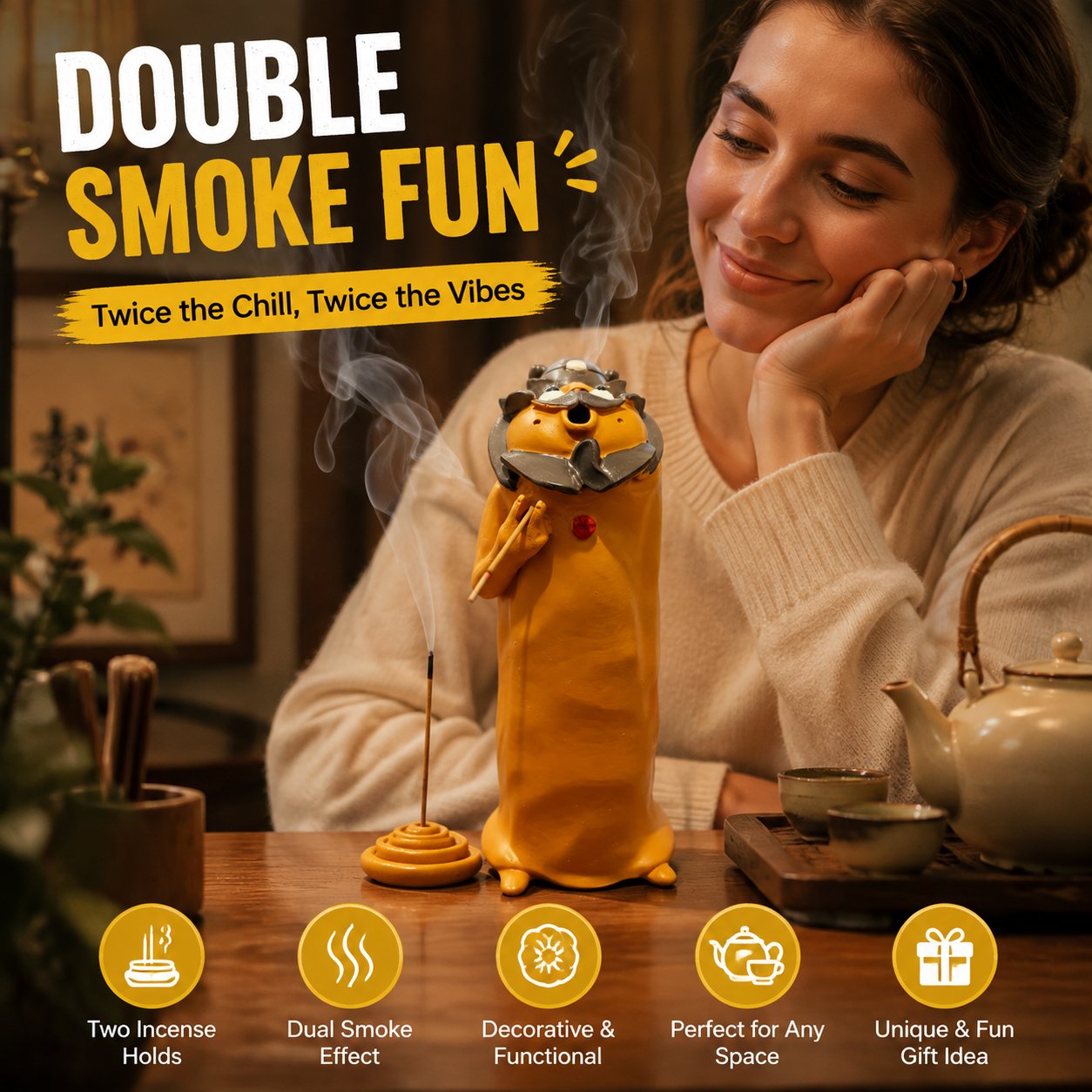 Funny Character Incense Holder