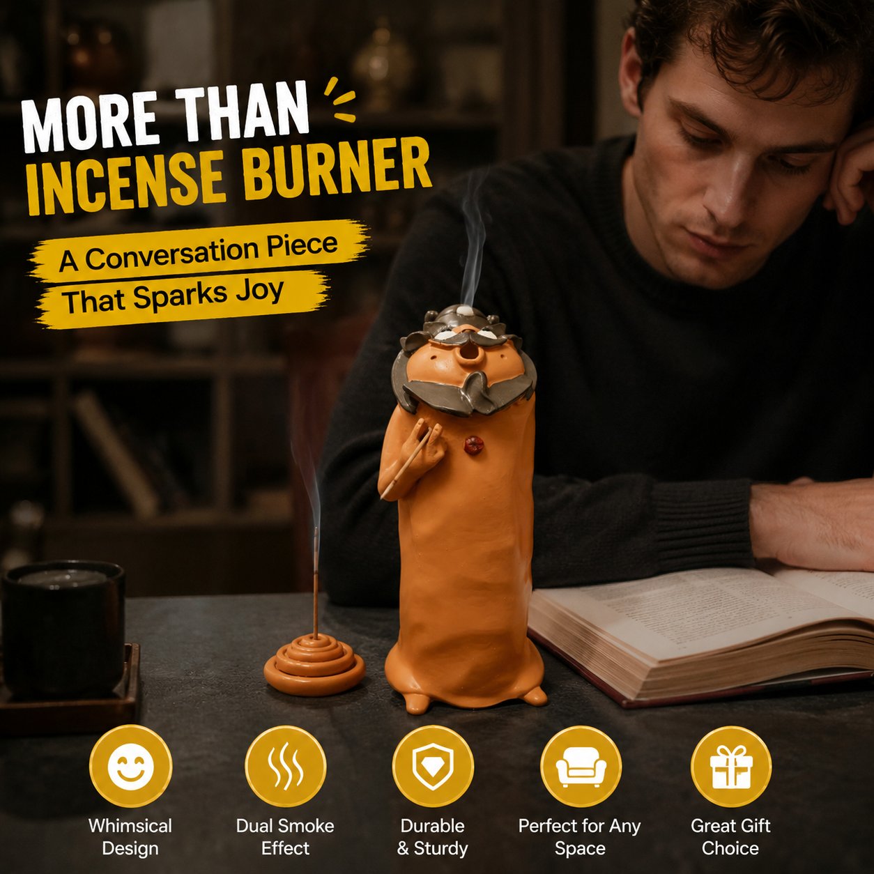Funny Character Incense Holder
