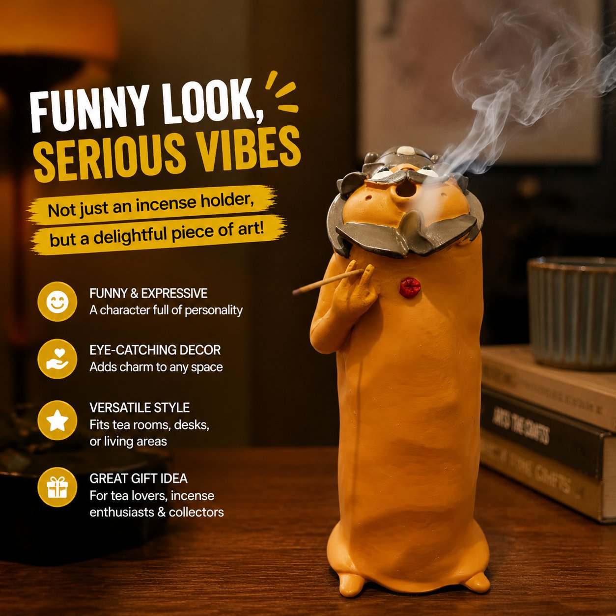 Funny Character Incense Holder
