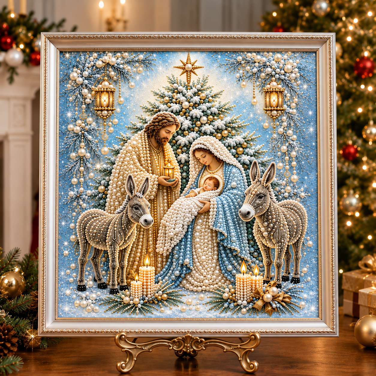 ❄️ CHRISTMAS SALE 60% OFF 🎄 10 Christmas & Nativity 3D Pearl Art DIY Kit ✨