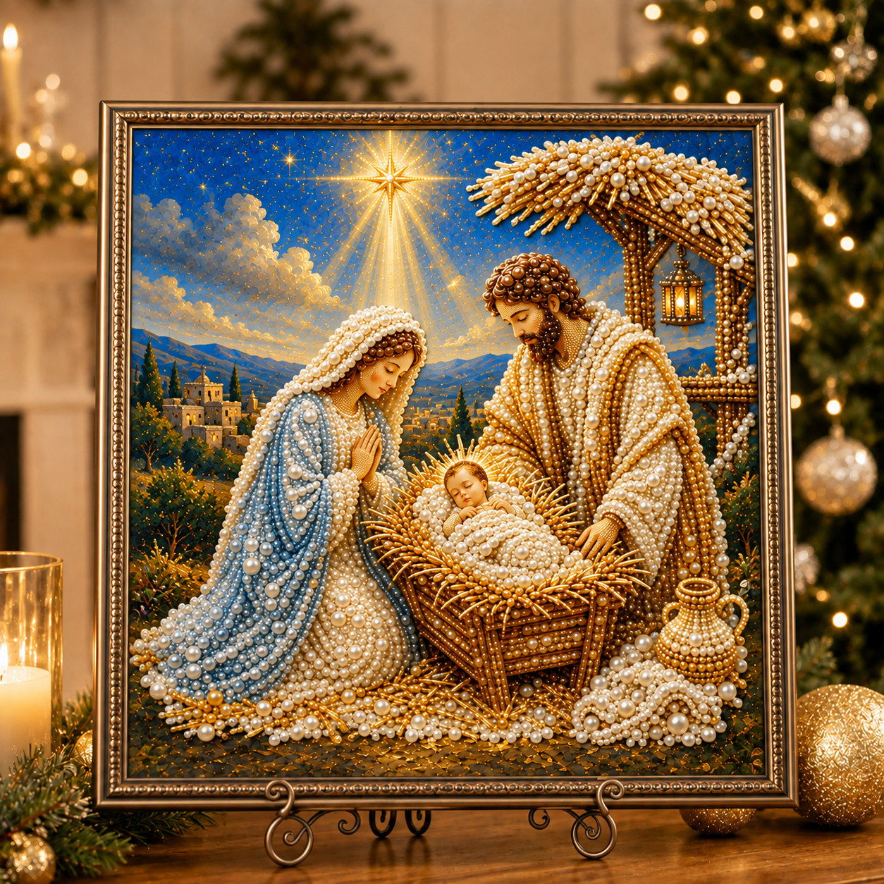❄️ CHRISTMAS SALE 60% OFF 🎄 10 Christmas & Nativity 3D Pearl Art DIY Kit ✨
