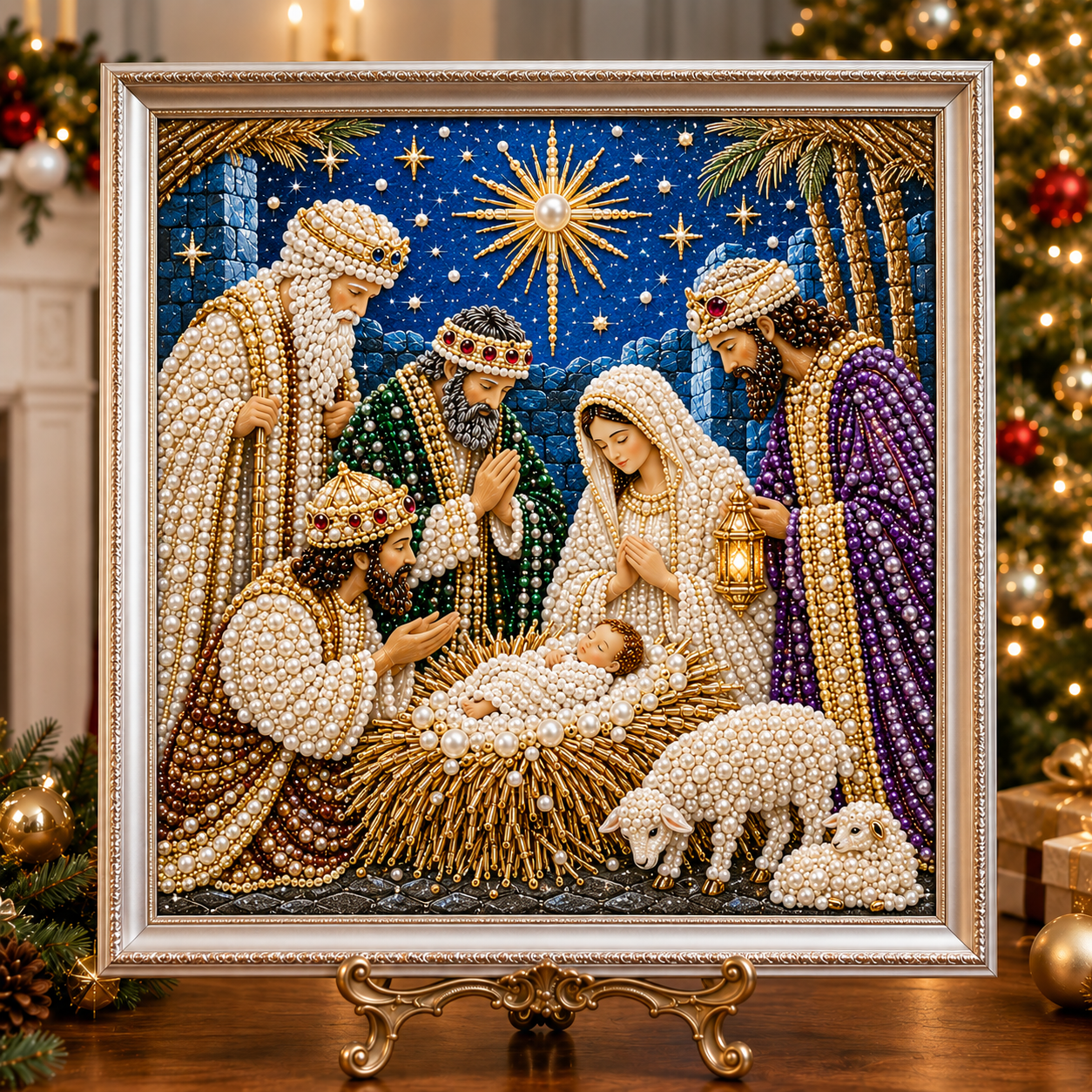 ❄️ CHRISTMAS SALE 60% OFF 🎄 10 Christmas & Nativity 3D Pearl Art DIY Kit ✨