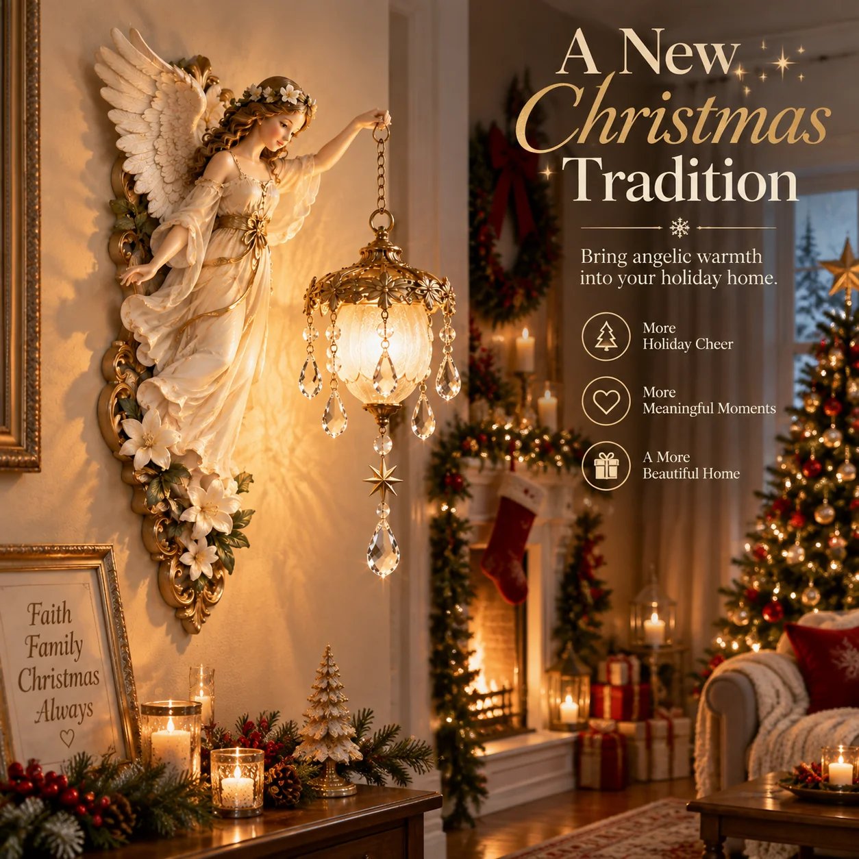 Guardian Angel Christmas decoration