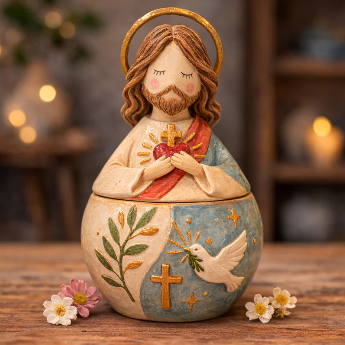 Shining Light Doll - Sacred Heart Of Jesus