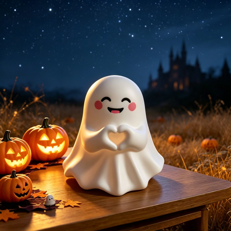 Funny Middle Finger Ghost Ornament