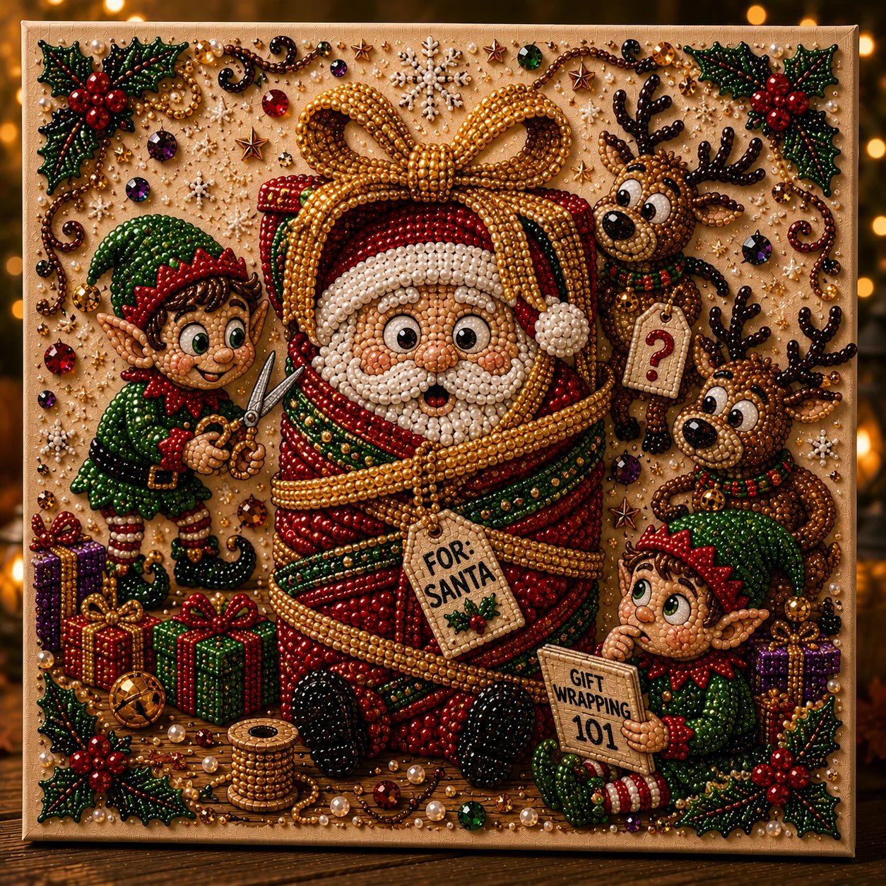 🎄 LAST DAY 50% OFF🧘 Relaxing & Beginner-Friendly🎄 Premium 3D Pearl Christmas Art Kit – ✨Relaxing DIY Craft to Create Stunning Christmas Artwork