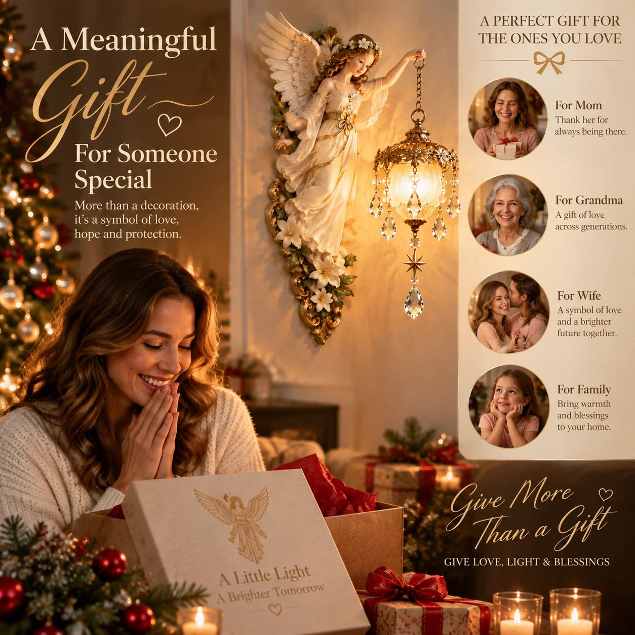 Guardian Angel Crystal Light gift