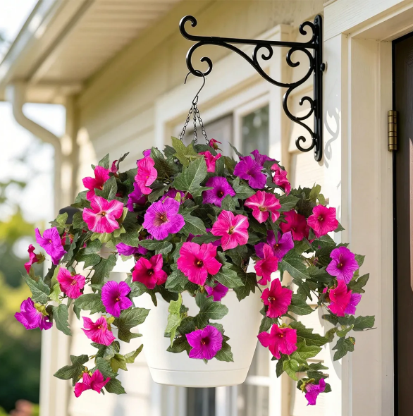 🔥Last Day 70% OFF🔥UV Resistant Faux Petunia Flowers – Fade-Proof Outdoor Floral Decor