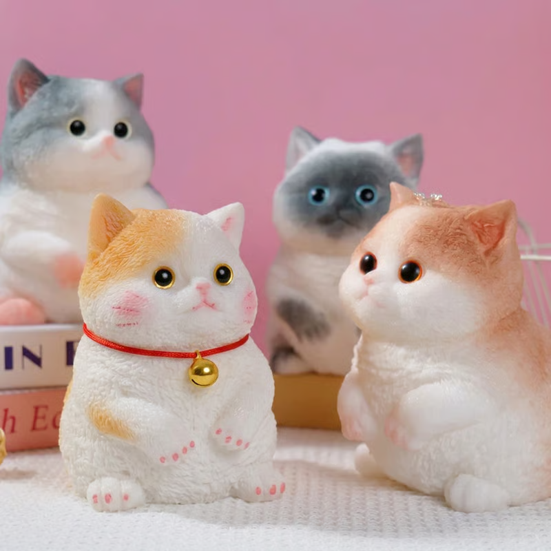 Cute Cat Squishy Toy – Soft Sensory Squeeze Toy for Stress Relief, Relaxation & Everyday Fun