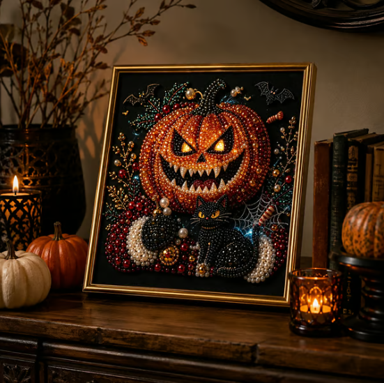 LAST DAY 49% OFF – 🖤 Premium 3D Pearl Dark Gothic Diamond Painting Art Kit | Luxury Flocked Canvas with Scratch-Resistant Non-Fading Pearl Beads DIY Dark Academia Decor 💀🕯️✨ $ 19.98   $ 39.17 save 49%