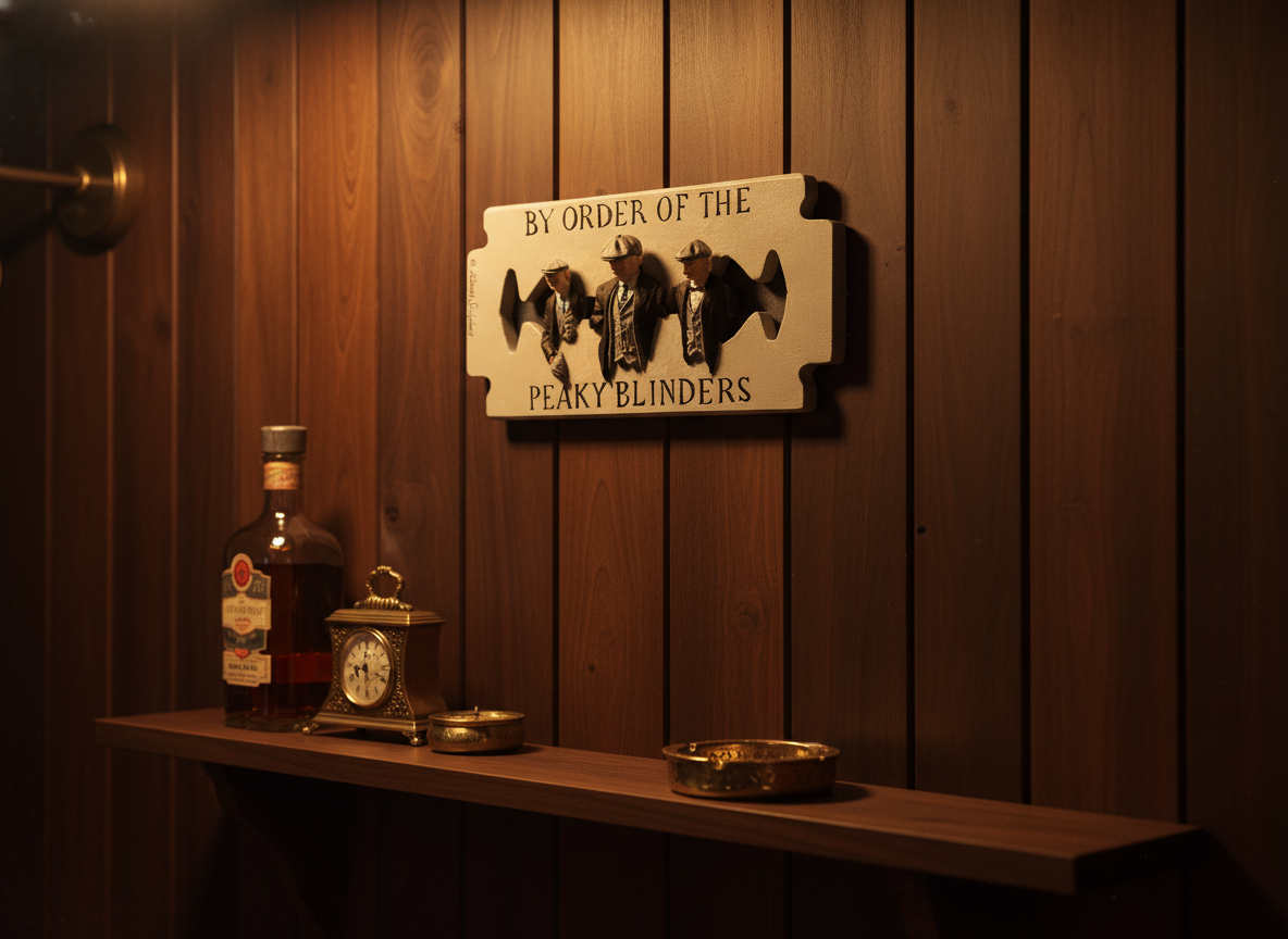 Peaky Blinders Razor Blade 3D Printed Decor