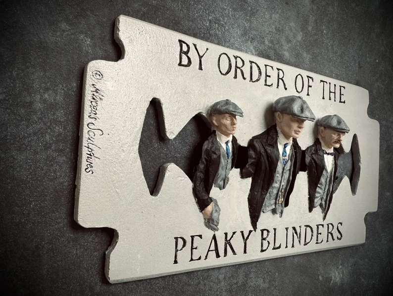 Peaky Blinders Razor Blade 3D Printed Decor
