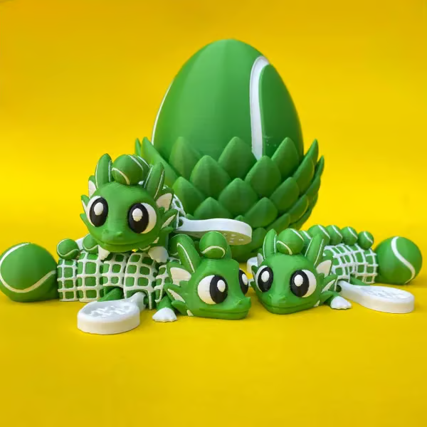 🔥LAST DAY 49% OFF-⚾ Flexi Baseball Dragons & Egg: Winged Dragon Fidget Toy