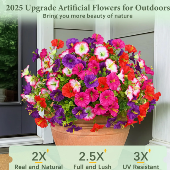 🏆2026 Super Value Set🔥UV Resistant Artificial Petunias Flowers