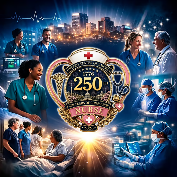 250th Anniversary Nurse Pin