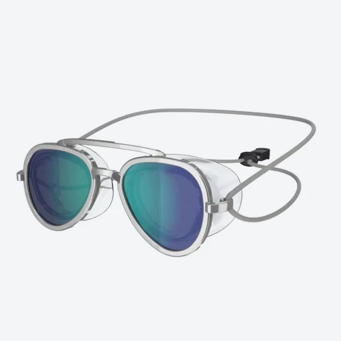 😎✨ SummerVibe Reflective Swim Goggles - Blue