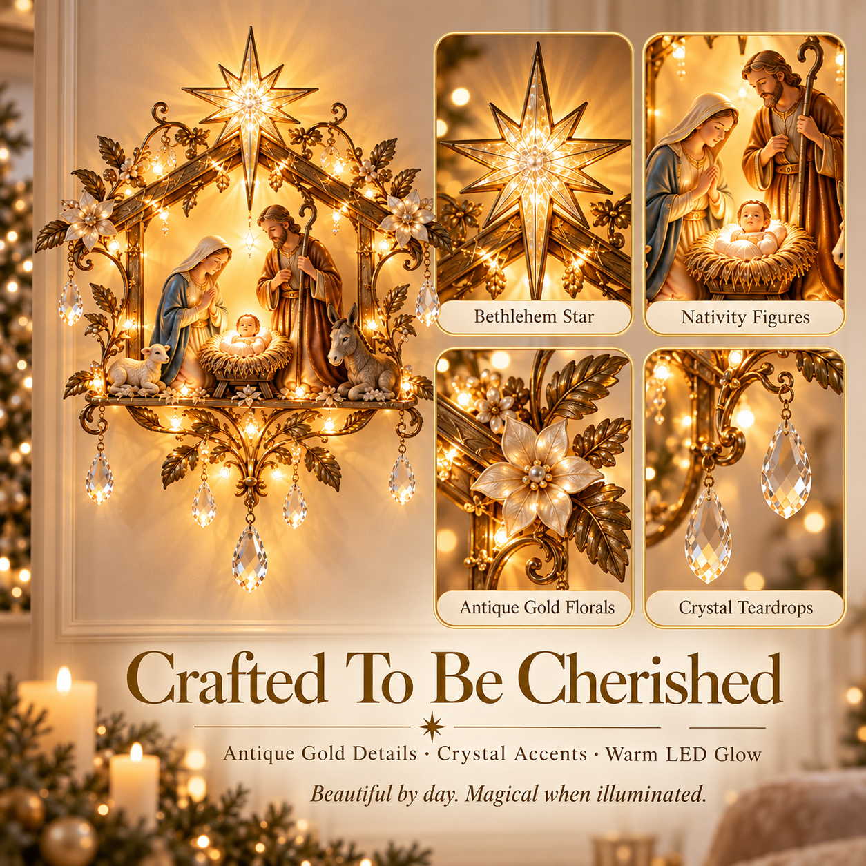 Bethlehem Nativity Glow detailed craftsmanship