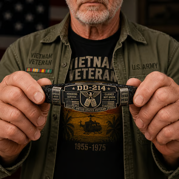 🔥Last Day 49% OFF - DD-214 Veteran Honor Bracelet - Handmade By VETERAN
