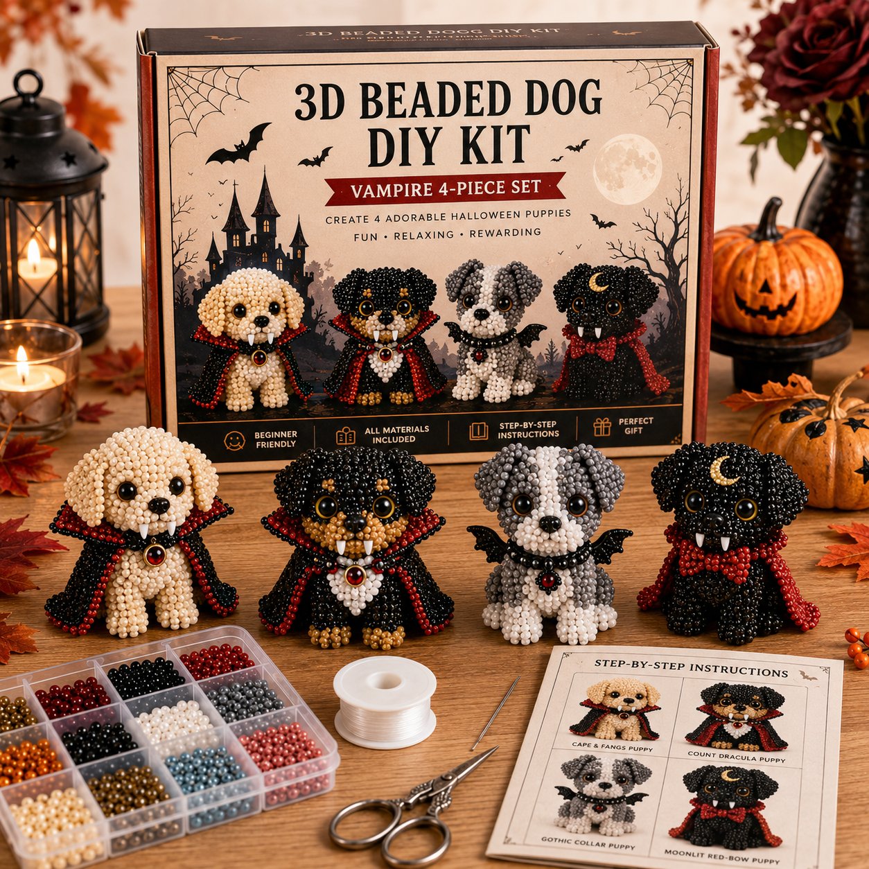 🐶🎃3D Halloween Dog DIY Art Set🎁Buy 2 | FREE Shipping