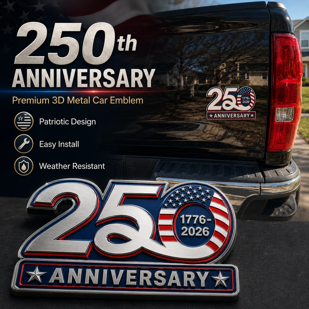 🎉Celebrate America’s 250th Anniversary with a Patriotic Car Emblem