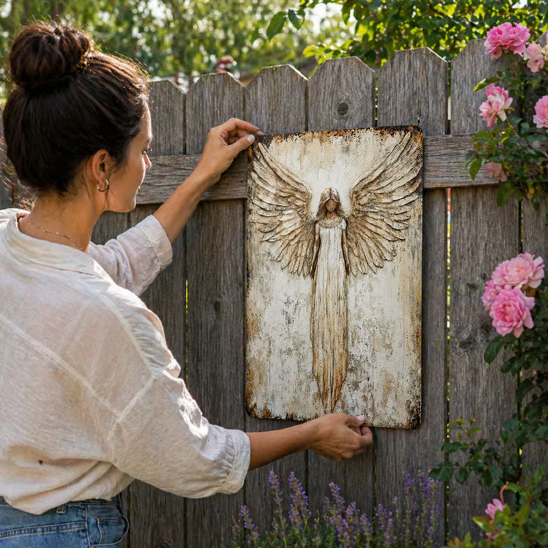 Sconto del 49%丨Guardian Angel Vintage Wall Art