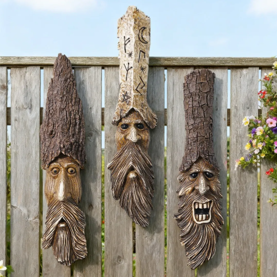 Creative Bark Sprite Wall Decor