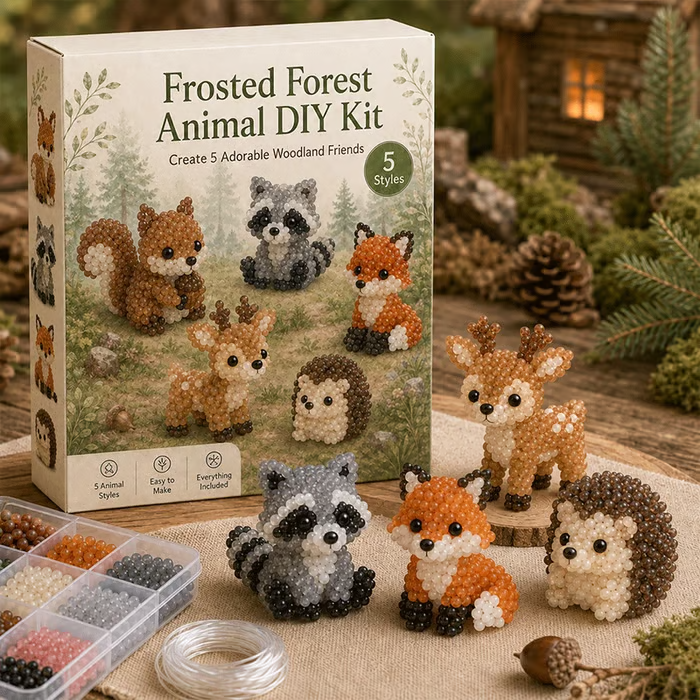 🔥Last Day 49% OFF -🐳 Frosted Sea Glass-Style Beading DIY Kit